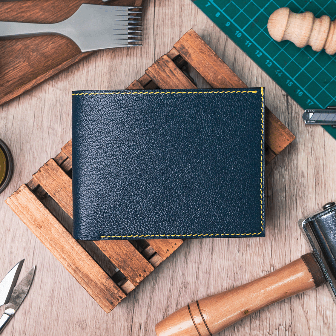 Bifold Wallet - Made to order (Chevre)